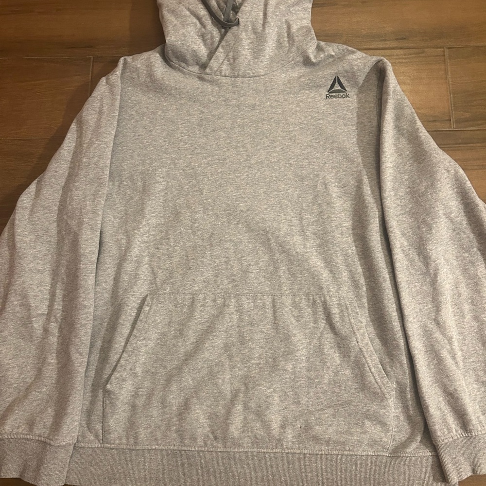 Reebok Light Gray Men's Hoodie